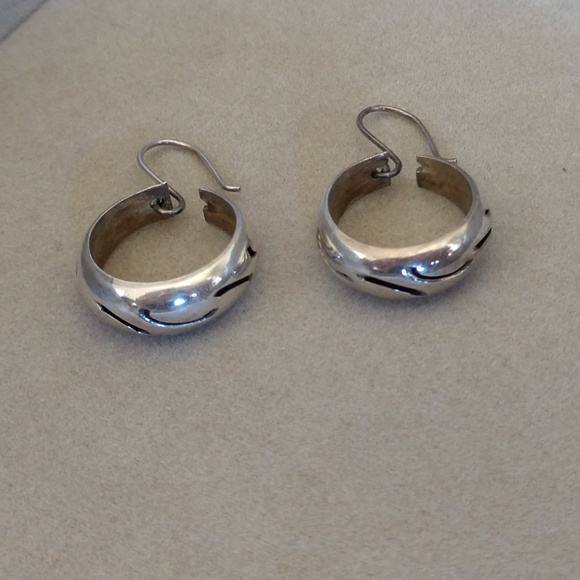 Tiny Sterling Silver Hoop - Picture 2 of 4